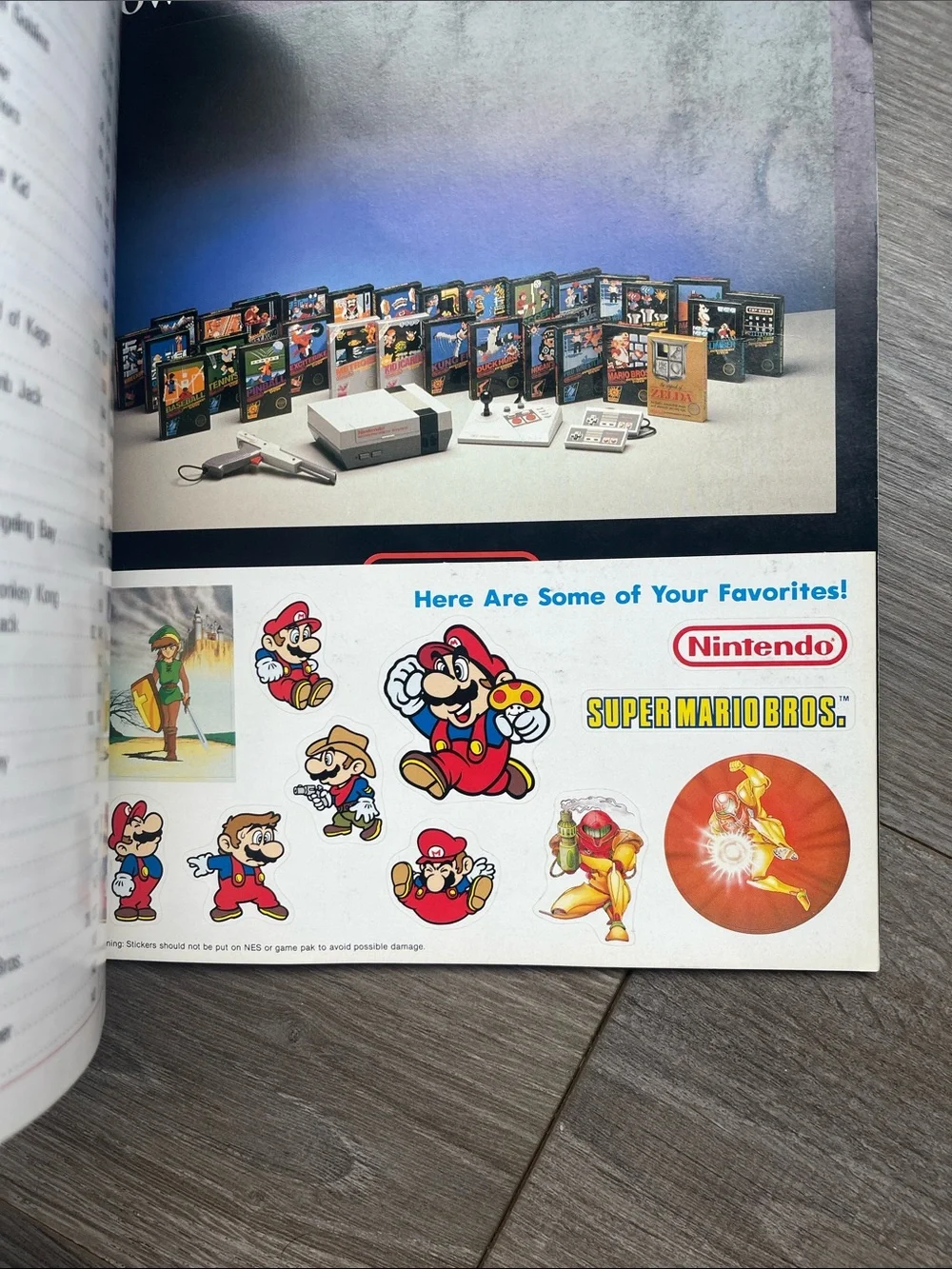 Nintendo Official Player's Guide — Black cover with multicolor tabs